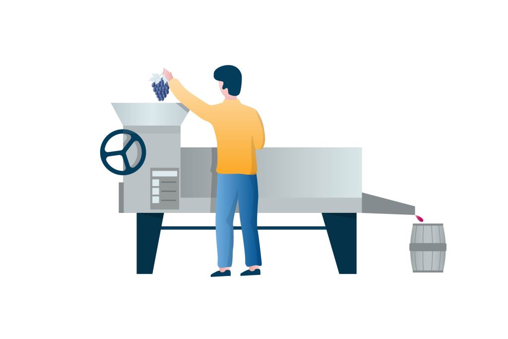 Despalillado y Estrujado