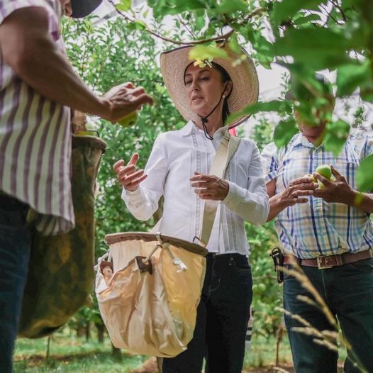 Claudia Sheinbuam en Recorrido por Manzanares SAGT